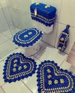 Conjunto de tapete para banheiro Conjunto de tapete para banheiro