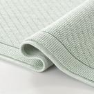 Conjunto de tapetes de banheiro Arkwright 100% algodão, verde de alta absorção