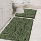 Conjunto de tapetes de banheiro H.VERSAILTEX Chenille Mat Super Absorbent Conjunto de tapetes de banheiro H.VERSAILTEX Chenille Mat Super Absorbent