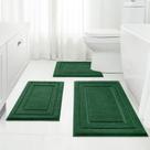 Conjunto de tapetes de banheiro HOMEIDEAS, absorvente supermacio de 3 peças