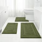 Conjunto de tapetes de banheiro HOMEIDEAS, absorvente supermacio de 3 peças Conjunto de tapetes de banheiro HOMEIDEAS, absorvente supermacio de 3 peças