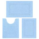 Conjunto de tapetes de banheiro SHACOS Soft Fluffy Bath Mats 3 peças