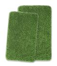 Conjunto de tapetes de banheiro Yeaban Forest Green Chenille, 2 peças Conjunto de tapetes de banheiro Yeaban Forest Green Chenille, 2 peças