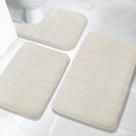Conjunto de tapetes de banho Yimobra Memory Foam, 3 peças, absorvente supermacio Conjunto de tapetes de banho Yimobra Memory Foam, 3 peças, absorvente supermacio