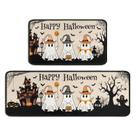 Conjunto de tapetes de decoração de cozinha Ghroiep Cute Ghost 2 peças