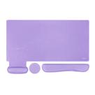 Conjunto de teclado e mouse pad MOSISO Large Gaming Purple Conjunto de teclado e mouse pad MOSISO Large Gaming Purple