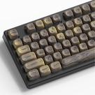 Conjunto de teclas OHY MOA Profile XVX Wood PBT Double-Shot 130 unidades