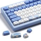 Conjunto de teclas OHY XVX Dolphin Theme PBT Dye-Sub 145 teclas azul Conjunto de teclas OHY XVX Dolphin Theme PBT Dye-Sub 145 teclas azul