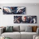 Conjunto de tela de pintura de parede Gundam Anime 30x90cm x2