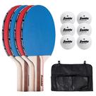Conjunto de tênis de mesa Franklin Sports para 4 jogadores com remo e bola