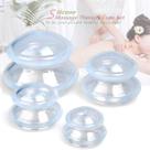 Conjunto de terapia com ventosas CFHBF Professional Silicone 4 tamanhos