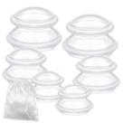 Conjunto de terapia com ventosas TreLaco Silicone, 6 unidades para dor de celulite