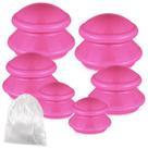 Conjunto de terapia com ventosas TreLaco Silicone, 6 unidades para dor de celulite