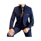 Conjunto De Terno Casual De Negócios Estilo Britânico Em Três Peças, Colete E Calças, Alta Qualidade