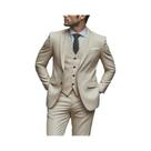Conjunto De Terno Masculino Fashionável De 3 Peças, Jaqueta, Colete E Calças, Alta Qualidade Para