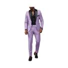 Conjunto De Terno Slim Fit Masculino De 2 Peças Com Botão Único Para Casamento E Negócios