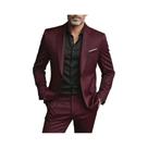 Conjunto De Terno Slim Fit Preto Para Homens, Elegante Para Casamentos E Ocasiões Formais