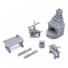 Conjunto de terreno EnderToys Smithy Tools DND Dungeons Dragons 28 mm