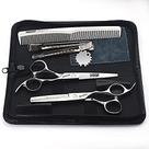 Conjunto de tesouras de cabelo de barbeiro Axemoore Professional de 15 cm e 2 peças