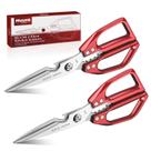 Conjunto de tesouras de cozinha Huusk Heavy-Duty Red Japanese, 2 unidades