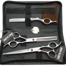 Conjunto de tesouras para corte de cabelo Smithking 7" em aço inoxidável