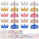 Conjunto de tiaras e coroas Foam Princess Ollen, 31 unidades para crianças