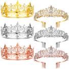 Conjunto de tiaras e coroas para mulheres do baile Yuanan Prom King e Queen