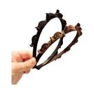 Conjunto De Tiaras Trançadas De Veludo Para Mulheres 1 2 3, Simples E Modernas, Para Lavagem Facial