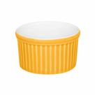 Conjunto de Tigela Ramequin de Porcelana Oxford Amarelo com 3 Peças