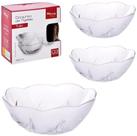 Conjunto de Tigelas de Vidro Tulip 380ml Kit com 3 Peças Sobremesa, Salada e Uso Diário Conjunto de Tigelas de Vidro Tulip 380ml Kit com 3 Peças Sobremesa, Salada e Uso Diário