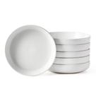 Conjunto de tigelas famiware Milkyway, salada de macarrão de 33 onças, pacote com 6 unidades, branca