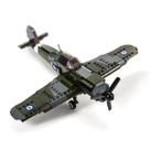 Conjunto de tijolos de construção DAHONPA Spitfire Jet Military 290 peças Conjunto de tijolos de construção DAHONPA Spitfire Jet Military 290 peças