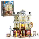 Conjunto de tijolos de construção FUNWHOLE Antique-Store com LED 2847 unidades