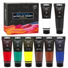 Conjunto de tinta acrílica GOTIDEAL Craft 8 Primary Colors 120mL