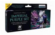 Conjunto de tinta acrílica Vallejo Pro Nocturna Imperial Purple 8x17ml