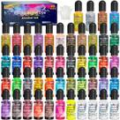 Conjunto de tinta alcoólica FansArriche 48 cores vivas, 10 ml cada