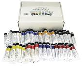 Conjunto de Tintas Acrílicas Chroma 96 Tubos de 20 ml Cada