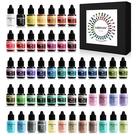 Conjunto de Tintas Álcool KAMENSKAYA 50 Mini Frascos de 5ml