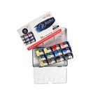 Conjunto de Tintas Aquarela Rosa Gallery 12 Cores 2,5 ml