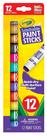 Conjunto de tintas Crayola Quick Dry Paint Sticks laváveis para crianças de 12 quilates