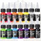 Conjunto de tintas de tatuagem GARTISTOO Professional 14 cores 15 ml vegano