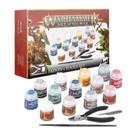 Conjunto de tintas e ferramentas, oficina de jogos, Warhammer Age of Sigmar