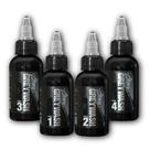 Conjunto de Tintas para Tatuagem Allegory Greywash 4 x 59 ml Vegano