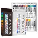 Conjunto de tintas PHOENIX 18x12ml, cores de óleo não tóxicas