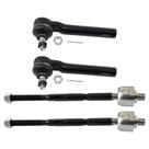Conjunto de tirantes TRQ Front compatível com Fiat 500 2012-2019
