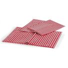 Conjunto de Toalha de Mesa Camco Impermeável de Vinil Vermelho e Branco