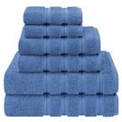 Conjunto de toalhas American Soft Linen Luxury 6 peças 100% algodão