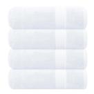 Conjunto de toalhas de banho GLAMBURG Premium Cotton, pacote com 4 unidades 100% algodão puro
