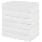 Conjunto de toalhas de banho HOMEXCEL Microfiber Ultra Soft, pacote com 6 unidades, branco Conjunto de toalhas de banho HOMEXCEL Microfiber Ultra Soft, pacote com 6 unidades, branco