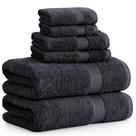 Conjunto de Toalhas de Banho LANE LINEN 6 Peças - 100% Algodão, Altamente Absorvente Conjunto de Toalhas de Banho LANE LINEN 6 Peças - 100% Algodão, Altamente Absorvente